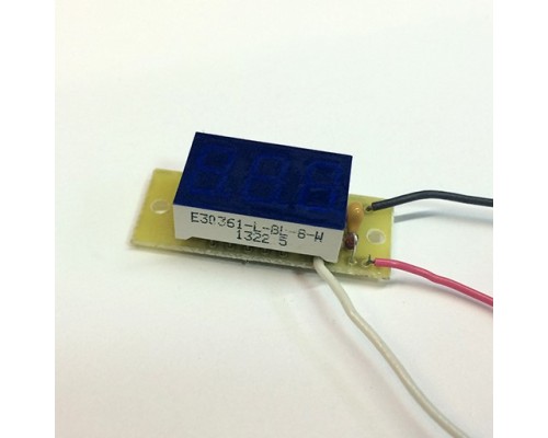 Вольтметр цифровой DC (0,1-200)V, дисплей 10 мм, синий