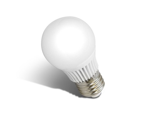 Лампа E27  5W 3000k (Теплый белый) "шарик" ASD