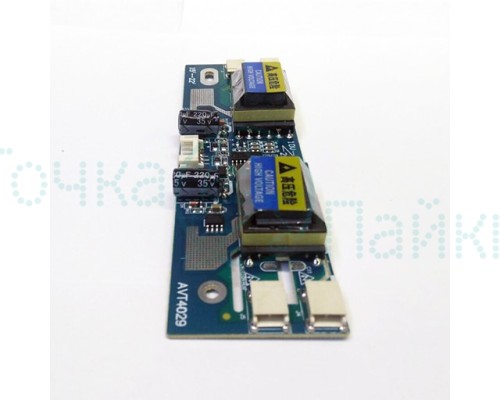 Инвертор для LCD на  4 лампы  AVT4029, (15"-22"), (10-29)V, (135x45) мм, 6pin