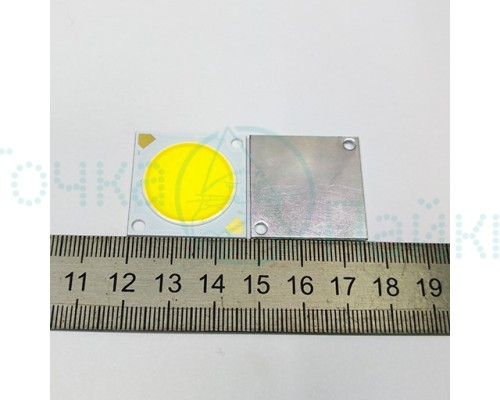Светодиод 20W NW COB 600mA 30-32V (28х28) мм Sanan 15*30mil double chips (Нейтральный белый)