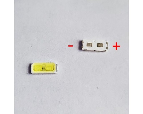 Светодиод SMD 7030 CW,  (5,8-7)V, 2pin, LG, LEWWS73V15CZ00