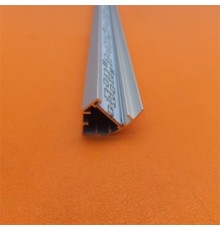 Алюминиевый профиль угловой для линеек без экрана  2000 мм XH-003