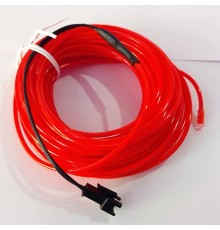 Холодный неон гибкий EL WIRE 2.3 мм красный (Red,Kapulin)