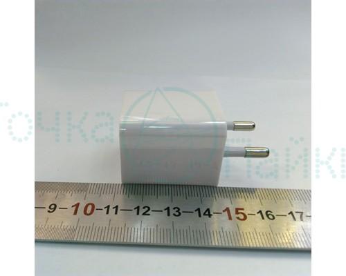 Адаптер Питания USB универсальный 220V mini 5V двойной (1A-2.1А)