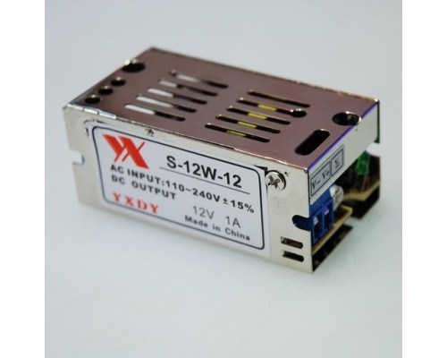 Блок питания 12V  12W 1.0A  IP-33  PS12
