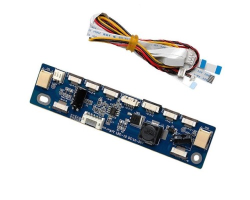 Инвертор для LED AVT-LED12P (CA-188), универсальный 15"-24", (126x29) мм, 6pin