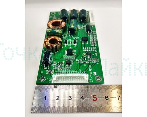 Инвертор для LED Gold-17E S, универсальный 26"-55", (CA-288,AVT-288), (120x60) мм 6pin+2Pin