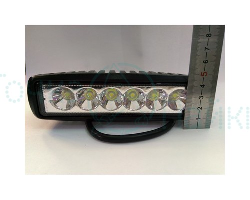 Дневные ходовые огни DRL N16 18W 12/24V IP67 6led (1шт)  (160x55x45) мм