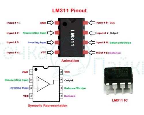 Микросхема LM311N-14