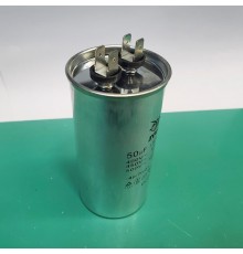 Пусковой конденсатор CBB65      50mF - 450 VAC   (±5%)   выв. 2+2 КЛЕММЫ  (50х100) мм ALUMINIUM