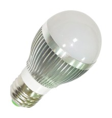 Лампа E27 15W 3000k (Теплый белый) алюминий