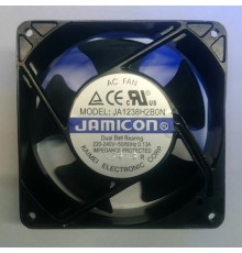 JA1238H2BON-T(JA1238H2B010N-T-R0)(клемма) 220V (120х120х38) мм  B(подшипник качения)Jamicon вентилятор