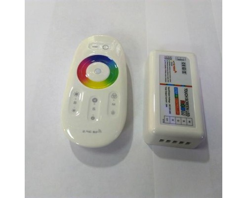 RGBW Контроллер сенсорный RF 2.4G "MI-Light" 12-24V,24А 6A*4ch