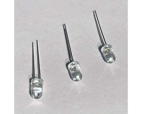 Светодиод  5 мм (4.8 мм) V  20mA 3.2-3.4V   (Фиолетовый)