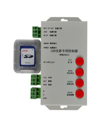 SPI RGB Контроллер пиксельный T-1000 с SD картой для управляемой ленты TM1809