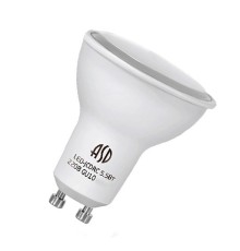 Светодиодная лампа  GU10 5.5W 3000k AC220V (Теплый белый) ASD