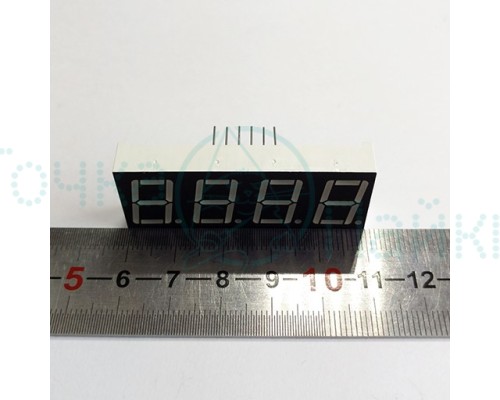 Индикатор 4-разрядный 7-сегментный   5641 (Общий катод)
