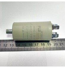 Пусковой конденсатор CBB60M    8mF - 450 VAC   (±5%)   выв. 4 КЛЕММЫ+БОЛТ  (30х57) мм