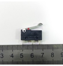 Переключатель mini MWO 3pin (5A, 250V)  концевик с изгибом  N03