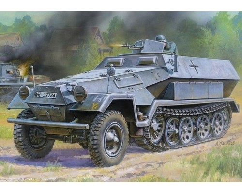 Сборная модель ZVEZDA Немецкий бронетранспортер "Ханомаг" Sd.Kfz 251/1 AusF.B, 1/35