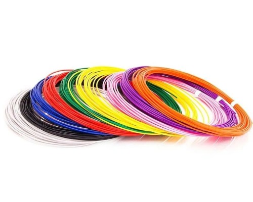 ABS пластик для 3D ручек (9 цветов по 10 метров, d=1.75 мм)