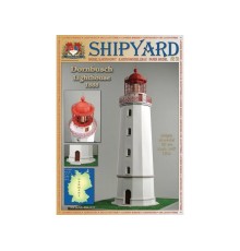 Сборная картонная модель Shipyard маяк Dornbusch Lighthouse (№53), 1/87