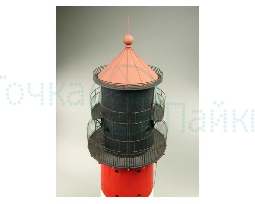 Сборная картонная модель Shipyard маяк Westerheversand Lighthouse (№59), 1/87