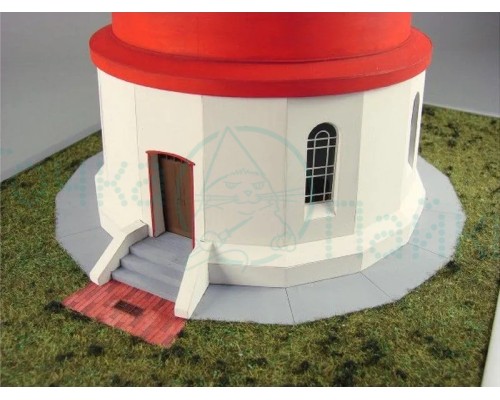 Сборная картонная модель Shipyard маяк Pellworm Lighthouse (№61), 1/87