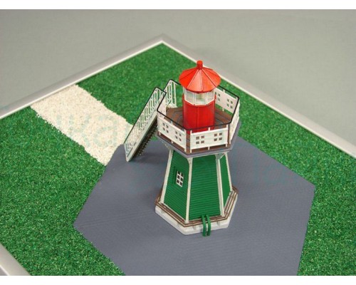 Сборная картонная модель Shipyard маяк Lighthouse Bunthauser Spitze (№24), 1/72