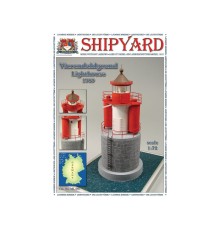 Сборная картонная модель Shipyard маяк Vierendehlgrund Lighthouse (№91), 1/72