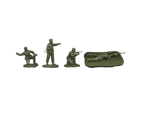 Сборные солдатики ZVEZDA Советские парашютисты 1941-43гг, 1/72