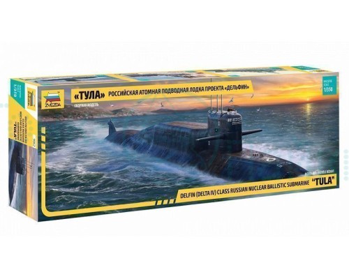 Сборная модель ZVEZDA Атомная подводная лодка «Тула» проекта «Дельфин», 1/350 Сборная модель ZVEZDA Атомная подводная лодка «Тула» проекта «Дельфин», 1/350
