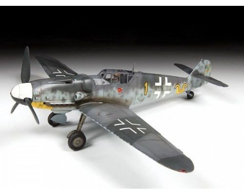 Сборная модель ZVEZDA Немецкий истребитель Мессершмитт BF-109G6, 1/48