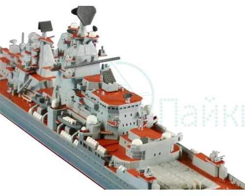 Сборная модель ZVEZDA Российский атомный ракетный крейсер “Петр Великий”, подарочный набор, 1/700 Сборная модель ZVEZDA Российский атомный ракетный крейсер “Петр Великий”, подарочный набор, 1/700