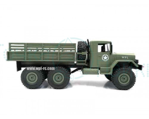 Радиоуправляемая машина WPL военный грузовик (зеленый) 6WD 2.4G 1/16 KIT Радиоуправляемая машина WPL военный грузовик (зеленый) 6WD 2.4G 1/16 KIT