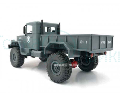 Радиоуправляемая машина WPL военный грузовик (серый) 4WD 2.4G 1/16 KIT Радиоуправляемая машина WPL военный грузовик (серый) 4WD 2.4G 1/16 KIT