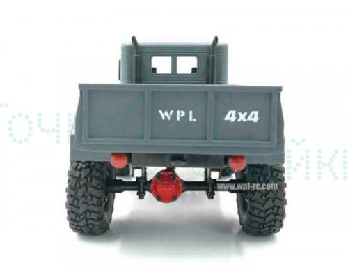 Радиоуправляемая машина WPL военный грузовик (серый) 4WD 2.4G 1/16 KIT Радиоуправляемая машина WPL военный грузовик (серый) 4WD 2.4G 1/16 KIT