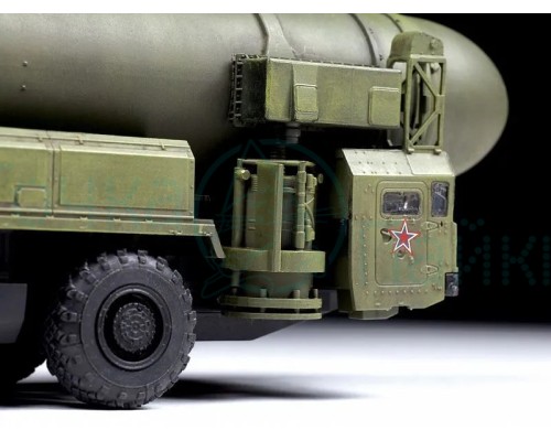 Сборная модель ZVEZDA Российский РКСН "Тополь", подарочный набор, 1/72