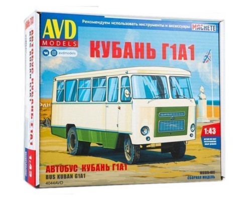 Сборная модель AVD  Автобус Кубань Г1А1, 1/43