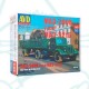 Сборная модель AVD МАЗ-200В с полуприцепом МАЗ-5215, 1/43