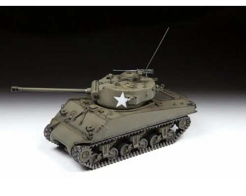 Сборная модель ZVEZDA Американский средний танк М4А3W "Шерман", 1/35 Сборная модель ZVEZDA Американский средний танк М4А3W "Шерман", 1/35