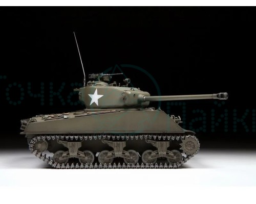 Сборная модель ZVEZDA Американский средний танк М4А3W "Шерман", 1/35 Сборная модель ZVEZDA Американский средний танк М4А3W "Шерман", 1/35