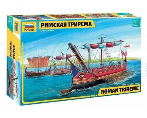 Сборная модель ZVEZDA Римская трирема, 1/72 Сборная модель ZVEZDA Римская трирема, 1/72