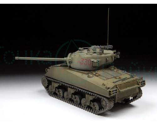 Сборная модель ZVEZDA Американский средний танк М4А2 (76) "Шерман", 1/35 Сборная модель ZVEZDA Американский средний танк М4А2 (76) "Шерман", 1/35