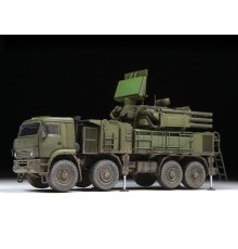 Сборная модель ZVEZDA Российский самоходный зенитный ракетно-пушечный комплекс Панцирь-С1, 1/72