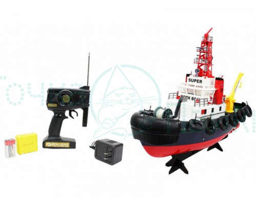 Р/У катер буксир Heng Long Seaport Work Boat 1/20 RTR Р/У катер буксир Heng Long Seaport Work Boat 1/20 RTR