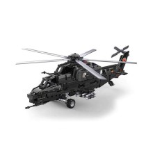 Радиоуправляемый конструктор CADA военный вертолет WZ-10 (989 деталей)