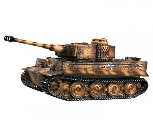 P/У танк Taigen 1/16 Tiger 1 (Германия, поздняя версия) откат ствола (для ИК боя) V3 2.4G RTR P/У танк Taigen 1/16 Tiger 1 (Германия, поздняя версия) откат ствола (для ИК боя) V3 2.4G RTR
