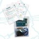 Набор с платой Arduino-совместимой Uno R3 CH340G + кабель USB Type A/B + корпус (акрил)