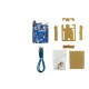 Набор с платой Arduino-совместимой Uno R3 CH340G + кабель USB Type A/B + корпус (акрил)